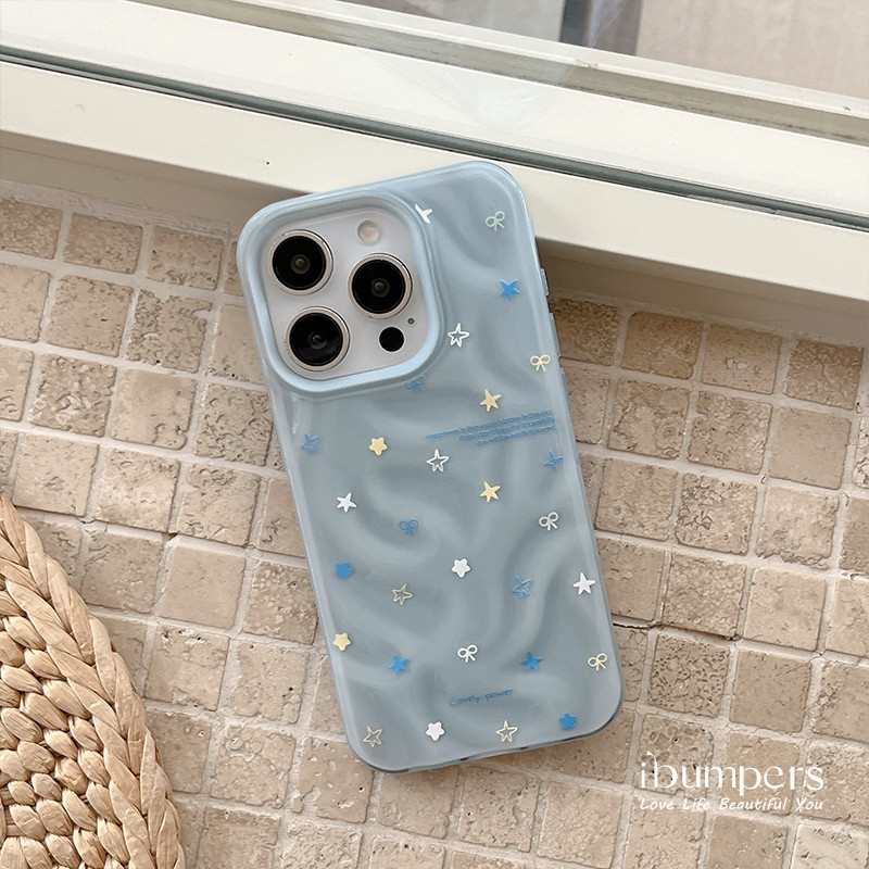 ibumpers Ốp Điện Thoại iPhone Xinh BlingBling Họa Tiết Ngôi Sao Cho IPhone 11 12 13 14 15 16 Pro Max Ốp Lưng Thiên Thạch Màu Kẹo Silicon Mềm Chống Sốc