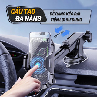 Giá đỡ điện thoại trên ô tô gắn taplo và cửa gió điều hòa, kẹp điện thoại ô tô cực kì chắc chắn