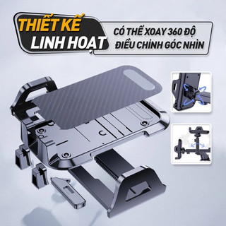 Giá đỡ điện thoại trên ô tô gắn taplo và cửa gió điều hòa, kẹp điện thoại ô tô cực kì chắc chắn