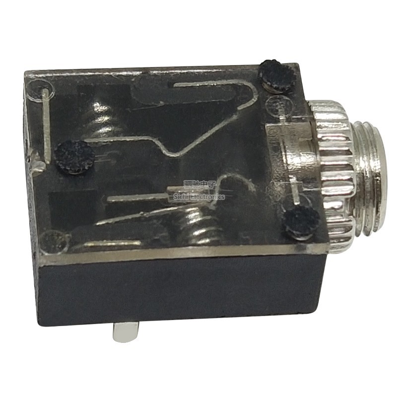 Ổ cắm tai nghe PJ-324M Ổ cắm âm thanh 3,5 mm có đai ốc 5 chân Tai nghe âm thanh Ổ cắm giao diện Ổ cắm nữ