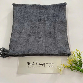 GIÁ RẺ Khăn đa năng 25x25làm nail làm móng lau ô tô bàn kính (hình vuông có móc treo) Sợi microfiber