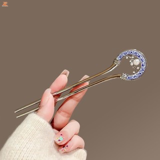 Hình chữ U ngọc trai tóc dính - DIY phụ kiện tạo kiểu tóc retro truyền thống