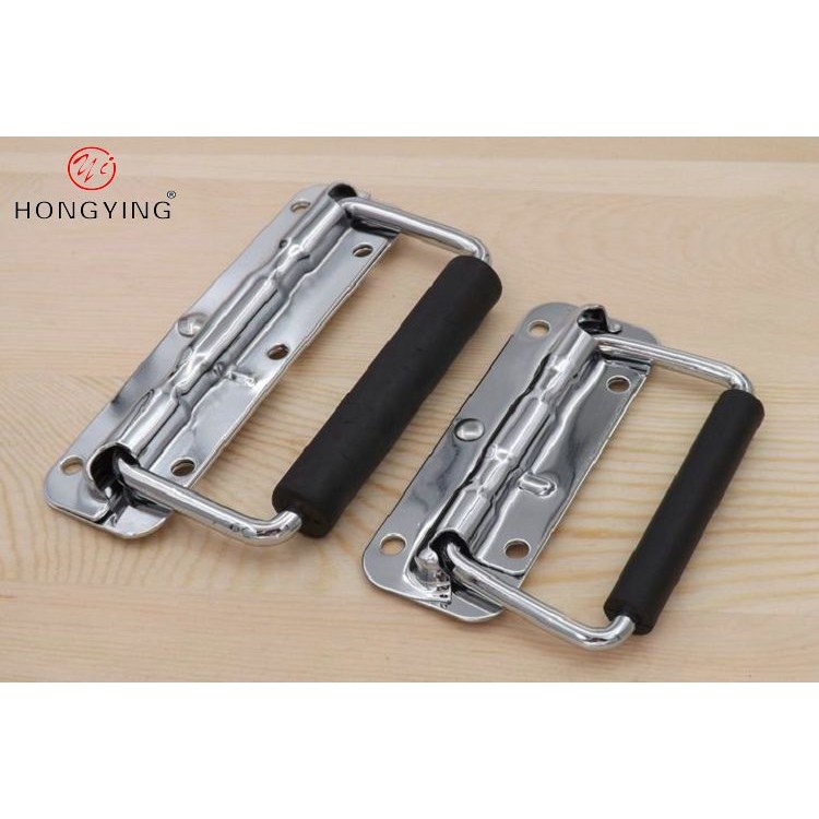 Dày 304 Thiết Bị Thép Không Gỉ Hộp Tay Cầm Hộp Dụng Cụ Hoạt Động Tay Cầm Lò Xo Gấp Tay Cầm