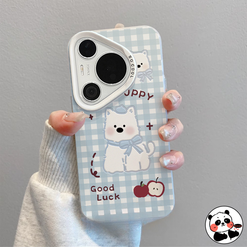 Ốp Điện Thoại Cho Redmi K80 Pro K70 K70E K60 K60E K50 Gaming K50i K40 K40s K30 K30i Ultra Turbo 4 Pro 3 5G 4G Vỏ Sang Trọng Hoạt Hình Dễ Thương Chó Xanh Cứng Chống Sốc Mặt Sau