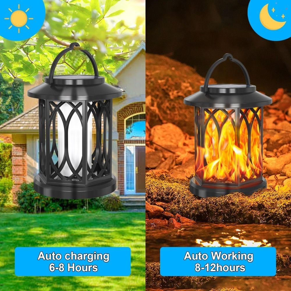 Đèn LED Ngọn Lửa Nhấp Nháy VVDZA, Chống Nước, Phù Hợp Trang Trí Sân Vườn Và Ban Công