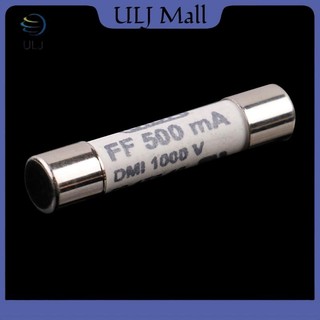 Cầu chì ULJ 1Pc FF 0.5A 500mA 1000V dmi cho đồng hồ vạn năng F15B F17B F18B 6.3x32mm.