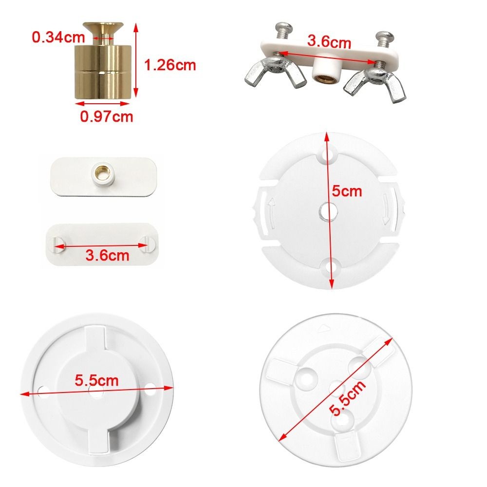 Giá đỡ Camera Mini SMILE, có thể điều chỉnh 360° Giá đỡ giường màn hình xoay cho bé, cố định kẹp không đục lỗ Giá đỡ máy ảnh thông minh