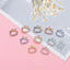 10pcs / lô Hợp Kim Kẽm Đính Kim Cương Dễ Thương Vui Vẻ Hello Kitty Đầu Mặt Dây Chuyền Khung Ảnh Trang Trí Vòng Tay Bông Tai Mặt Dây Chuyền Tự Làm Phụ Kiện Trang Sức