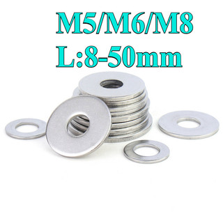((LXY) Vòng đệm, Long Đền phẳng inox 304  cho ốc lục giác M5 / M6 / M8 L: 8-50mm (RM-VN-1)
