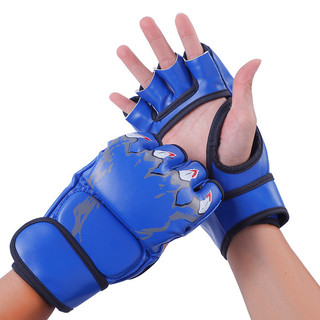 Găng đấm nửa ngón Muay Thái/UFC/MMA cho người lớn và trẻ em, tập luyện chiến đấu