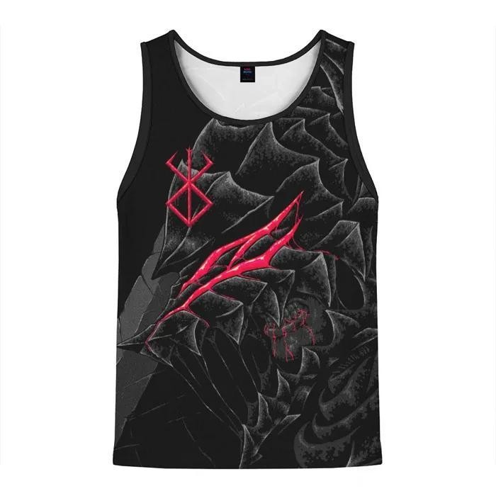 Áo Vest Không Tay Retro 3D In Hình Anime, Phù Hợp Thời Trang