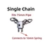 Dụng cụ nạo vét ống CATIYAHA, Dây chuyền khử cặn ống thoát nước dạng mềm lò xo 16mm có thể điều chỉnh, Công cụ thoát nước nạo vét đa năng hiệu quả Làm sạch vật cứng
