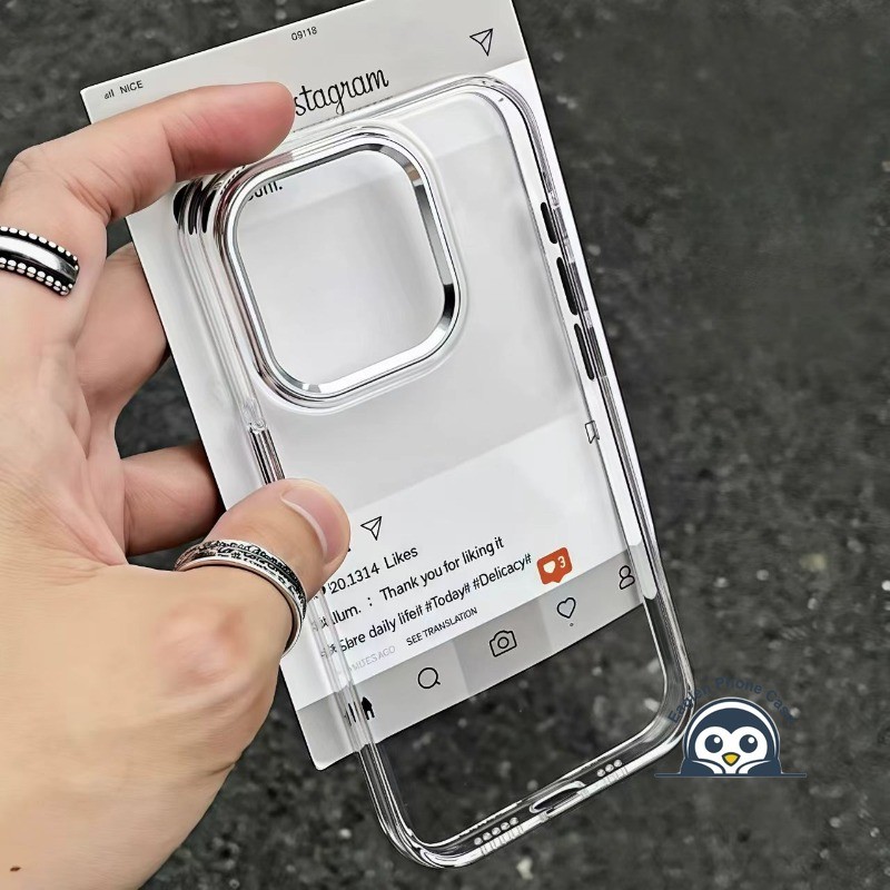 Ốp Điện Thoại Trong Suốt Cho Vivo IQOO 13 12 11 11s Neo 10 9 9s Pro Plus 8 Pro 6 7 SE 5 Lite 3 Vỏ Mạ Khung Camera Chống Sốc Ốp Lưng Mềm