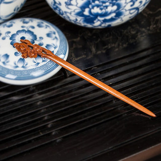Dính tóc gỗ handmade khắc, đũa tóc, pin tóc gỗ