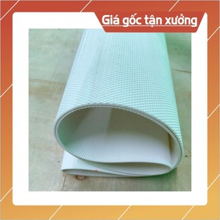 BĂNG TẢI MÁY CÁN BÁNH MÌ  băng tải pvc caro trắng cho máy cán bánh  kích thước 340mm x 1150mm