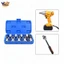 9 Miếng Ổ Cắm Lục Giác Bit Dụng Cụ Cầm Tay Xe Tải Xe Tải Bộ Ổ Cắm Bit Ngôi Sao