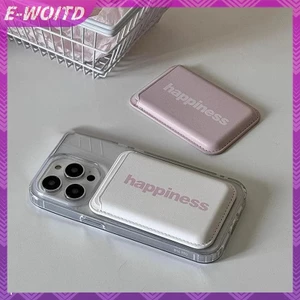 E-WOITD Đơn Giản Từ Điện Thoại Lưng Đựng Thẻ Dành Cho IPhone 15 14 13 12 Cho Magsafe Ví Khe Cắm Túi Cho Thẻ ID Thẻ Ngân Hàng HNVN