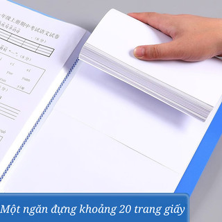 File Lá A4 Đựng Tài Liệu Cao Cấp – Bìa Đựng Giấy Tờ Nhiều Ngăn Bền Đẹp, Giúp Lưu Trữ Giấy Tờ Gọn Gàng