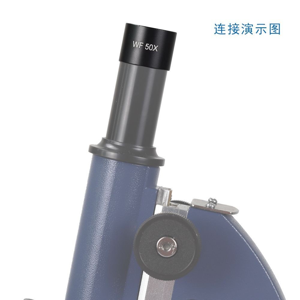 Kính hiển vi Chenqixi WF 50X, ống kính quang học 16 lần, vật liệu kim loại toàn bộ, giao diện 23,2mm