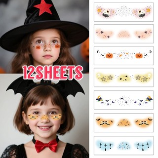 Set 10 cái mặt nạ tàn nhang Halloween/Cosplay - Miếng dán chống thấm nước