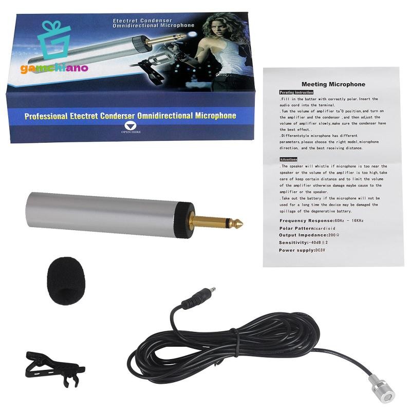 Condenser Micro Ghi Âm Mic Loa Chống nhiễu Mic Cầm Tay Cho Cello Violin Piano Trumpet Guitar