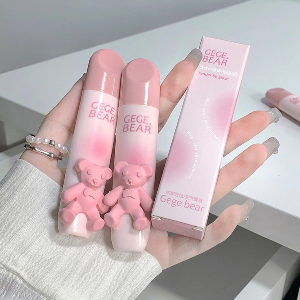 Matte Velvet Không Phai Màu Môi Bóng Mịn Mềm Mại Màu Sắc Phong Phú Son Môi Khô Nhanh Cho Nữ Bé Gái Trang Điểm Hàng Ngày