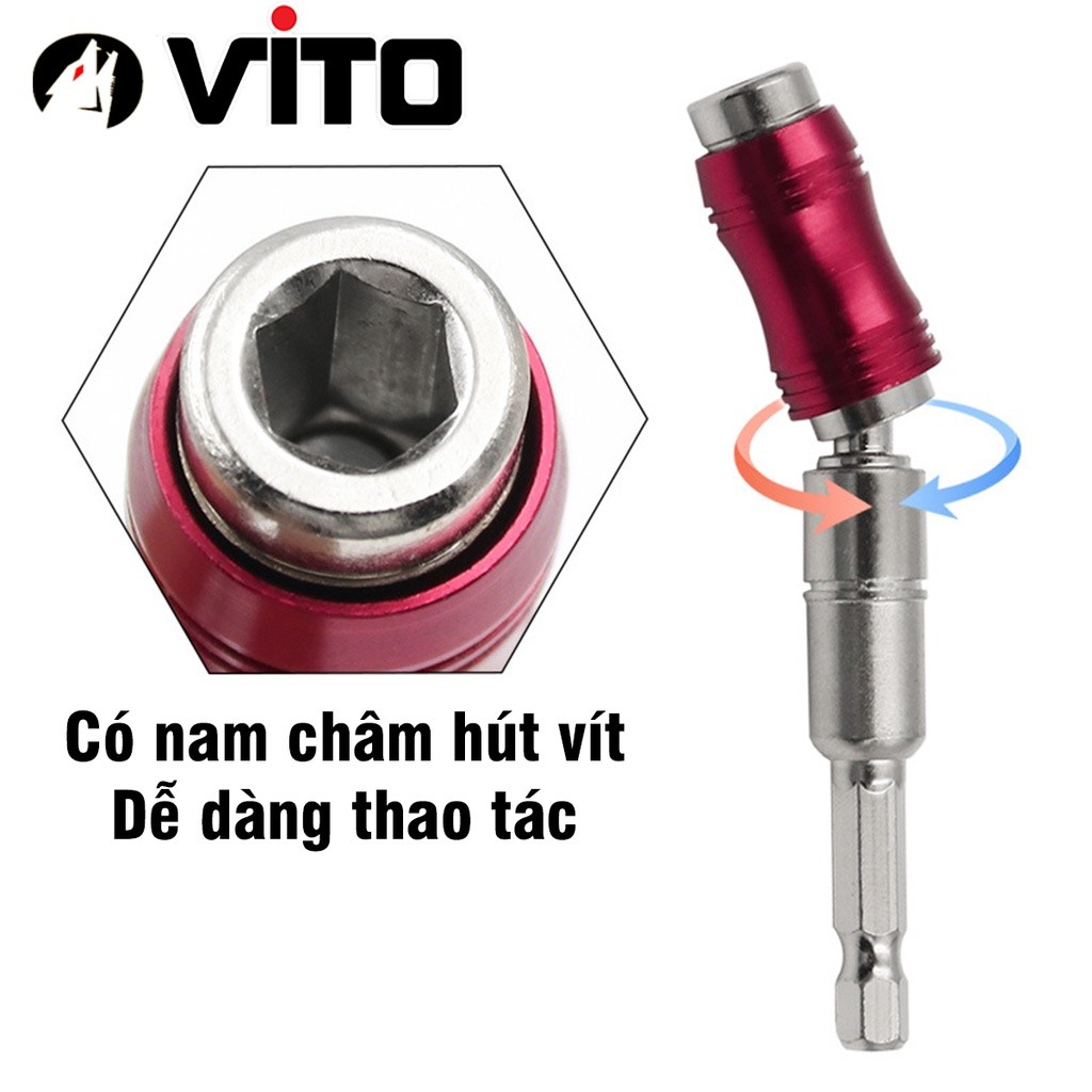 【COD】Đầu Chuyển Vặn Vít Góc Hẹp Lắp Chuôi Lục Giác, Thiết Kế Nhỏ Gọn Dễ Dùng