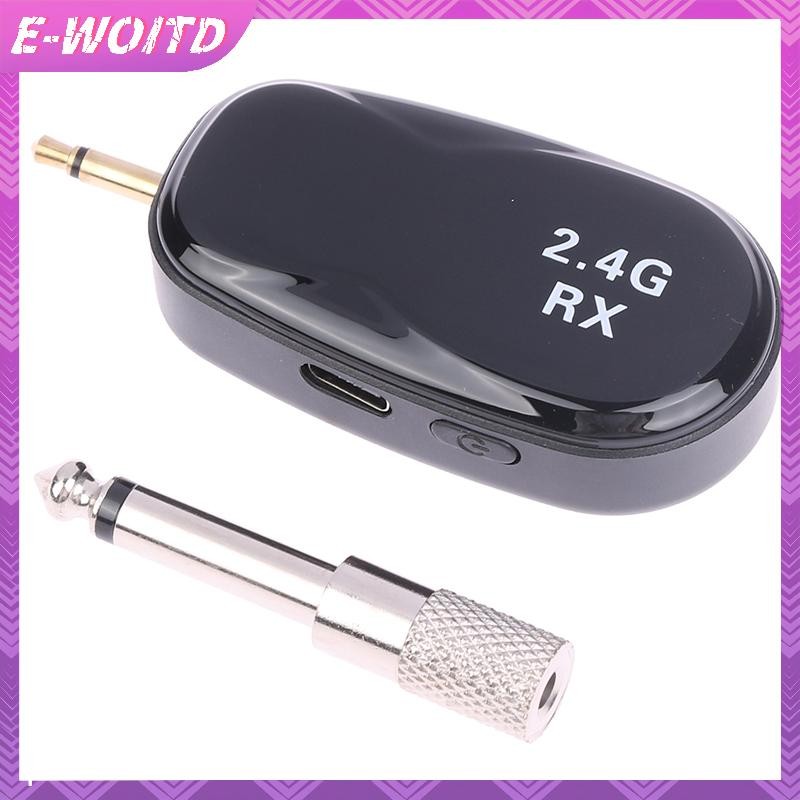 Tai nghe E-WOITD Bộ phát micrô không dây 2.4G có đầu thu cho bộ khuếch đại giọng nói HNVN
