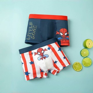 Bộ 4 quần lót bé trai – Dáng đùi cotton mỏng nhẹ, họa tiết siêu anh hùng, thoáng khí, co giãn tốt