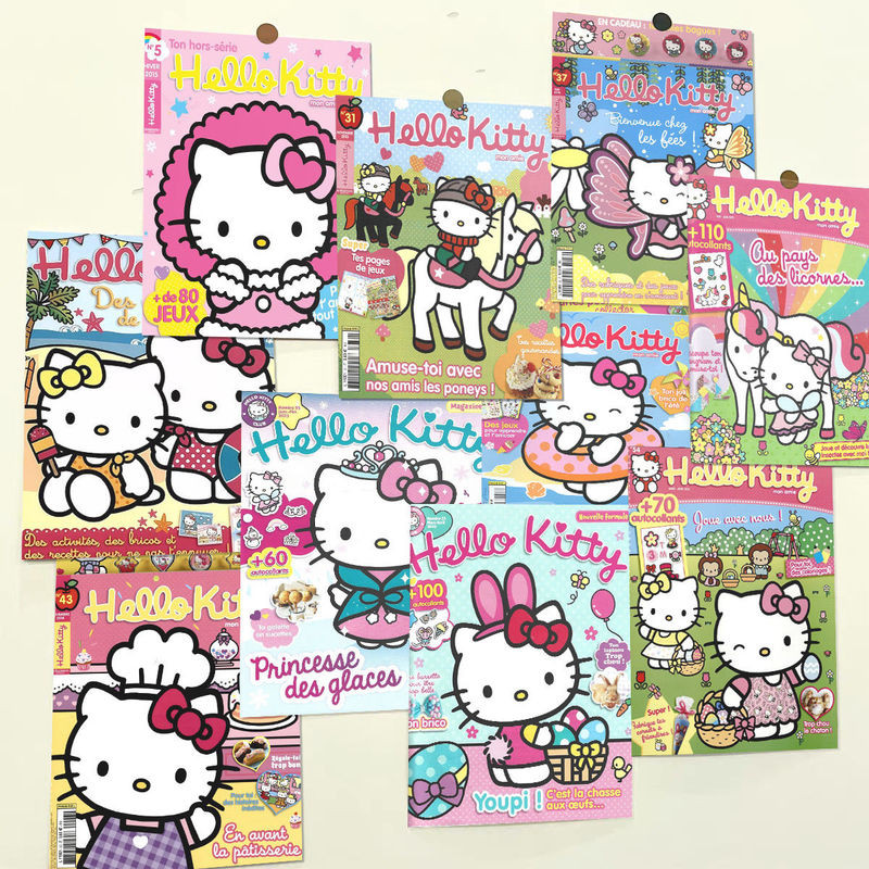 HelloKitty Poster Trang trí nhãn dán tường phòng ngủ