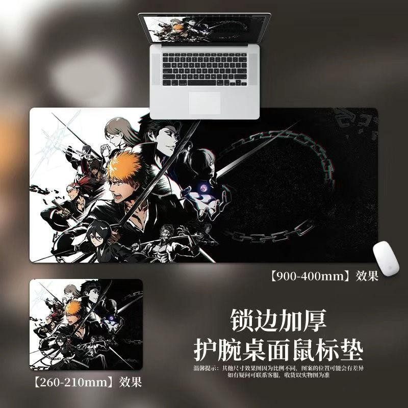 Miếng lót chuột Ichigo BLEACH | Thảm để bàn đế cao su chống trượt | Kích thước mở rộng cho game thủ Anime