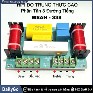 Mạch Phân Tần Loa 3 Đường Tiếng – Tách Âm Treble, Mid, Bass Rõ Ràng – Công Suất Lên Đến 250W Siêu Mạnh