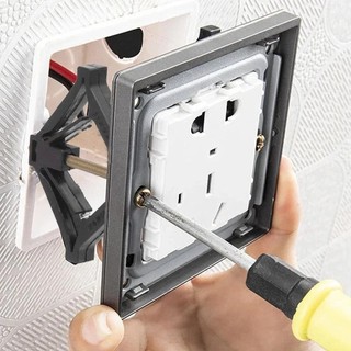 86 Loại Ổ Cắm Tường Hộp Dưới Thiết Bị Sửa Chữa Công Tắc Cassette Repairer Cố Định Cần Điều Chỉnh Ổ Cắm Hộp Tối Phụ Kiện 10 chiếc nhựa đa năng đơn giản có thể điều chỉnh phù hợp dùng cho gia đình căn hộ văn phòng và không gian nhỏ