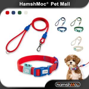 HamshMoc Dây Xích PVC Chống Thấm Nước Combo Kích Thước Bộ Điều Chỉnh POM Kẹp Chống Rỉ D-Ring Máy Xoay Không Rối Thiết Kế Phản Quang