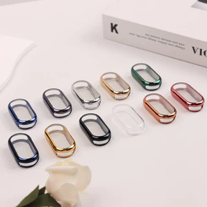 Ốp Lưng Silicon TPU Cho Xiaomi Smart Band 10 Smartwatch Bảo Vệ Màn Hình Khung Ốp Lưng Cho Xiaomi Mi Band8 Mi Band 9 Vỏ