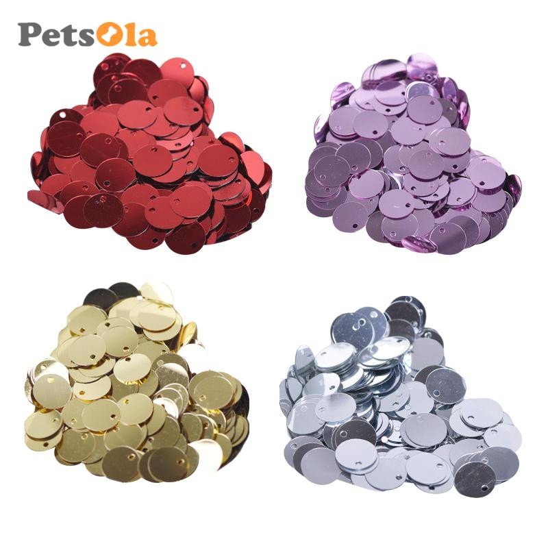Kim sa tròn phẳng 300x10mm có lỗ - Dùng cho Crafting và Trang trí