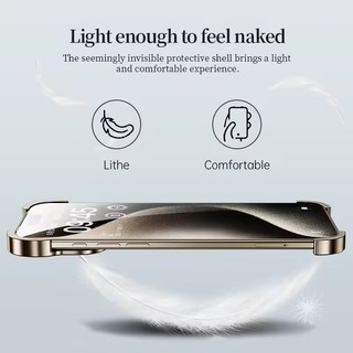[JLK] Ốp Điện Thoại Cản Kim Loại lrregular Cho IPhone 17 Pro Max 17 Air 16E 16 Plus Có Bảo Vệ Phim Ống Kính Vỏ Chống Sốc Hợp Kim Nhôm Trần