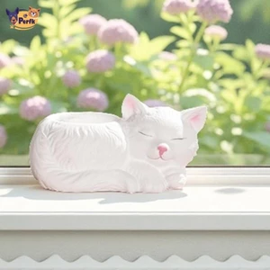 Chậu hoa mèo hoạt hình Bình hoa thủ công bằng nhựa cho phòng ngủ Sân vườn