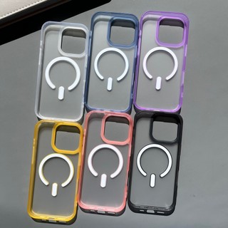 Ốp điện thoại cứng Macaron mờ không in ngón tay cho IPhone 17 Air 16 15 14 13 12 Promax Plus Pro Max 11 Độ dày từ tính 16E Vỏ mờ chống trượt Kẹo chống sốc
