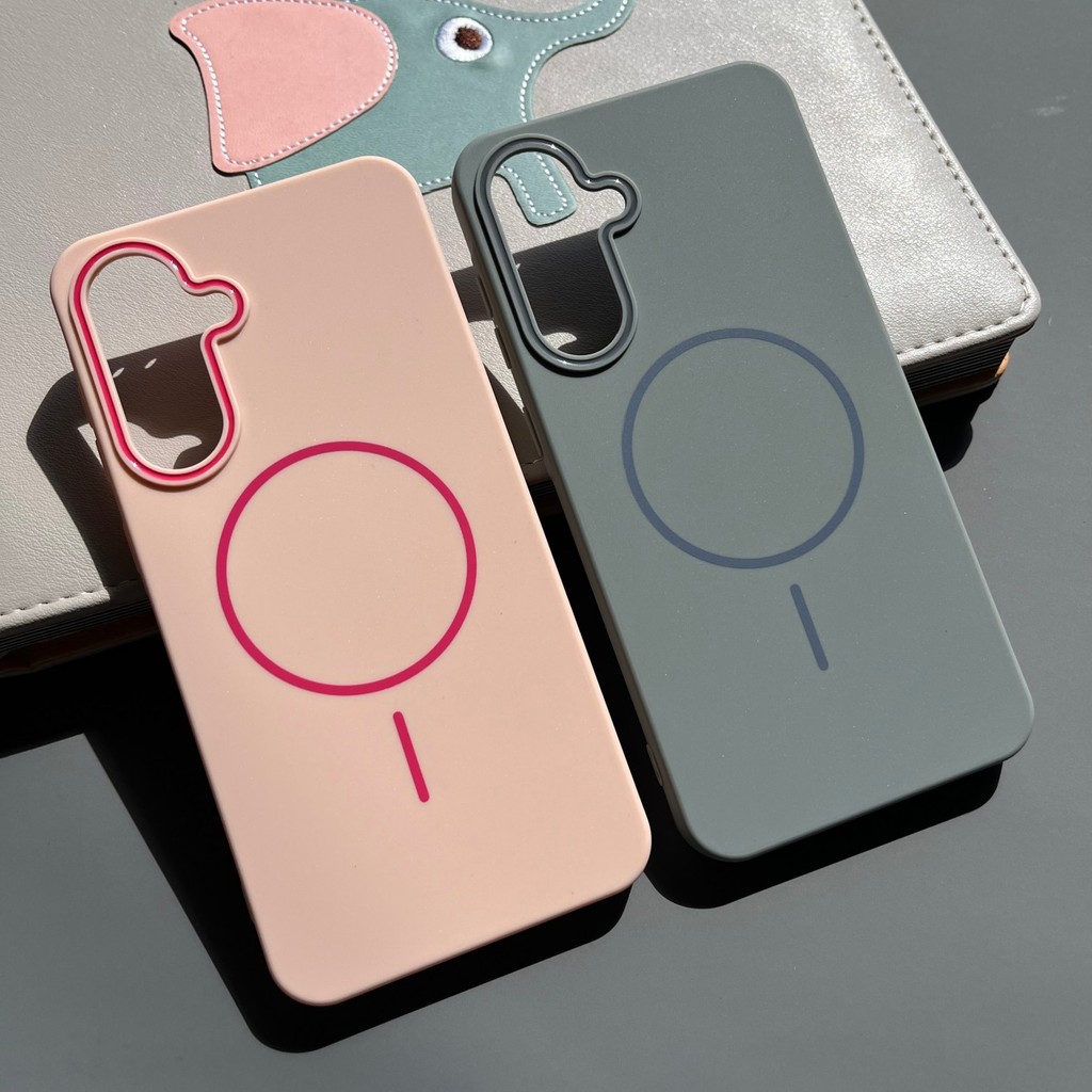 Ốp Điện Thoại TPU Mềm Macaron Cho Samsung A17 A56 A55 A54 A36 A35 A34 A26 A25 A24 A16 A15 A14 A13 A12 A07 A06 A05S 5G Vỏ Từ Tính Mỏng Cảm Ứng Tốt