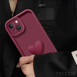 Ốp Điện Thoại Trái Tim Tình Yêu 3D Cho Honor 400 200 Pro 400 Lite X9C X9B X7C X8C X6C X6B 200 Smart Full Gói Matte Chống Rơi Vỏ Bảo Vệ Mềm