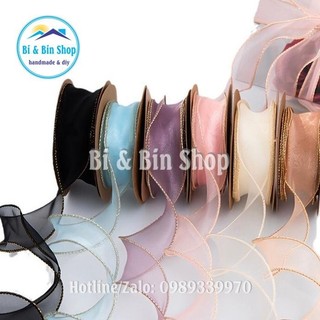 Ruy Băng Voan Đuôi Cá Dùng Bó Hoa, Gói Quà, Làm Đồ Thủ Công, Trang Trí, Làm Phụ Kiện Thời Trang