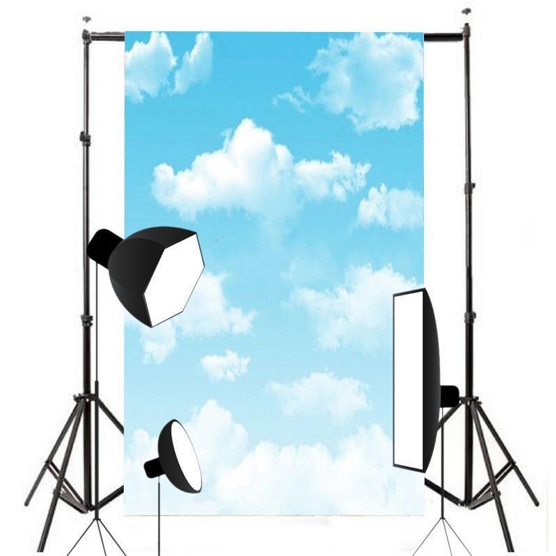 [Cosyh] Phông nền nền nền bầu trời xanh đám mây trắng để chụp ảnh Studio mới