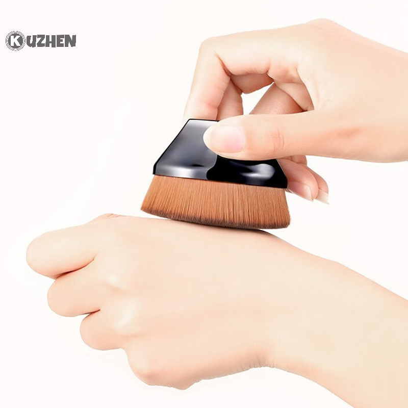 Kuzhen 1 Bàn chải trang điểm hình cánh hoa Bàn chải Kabuki dành cho kem lỏng hoặc mỹ phẩm Dụng cụ HOT
