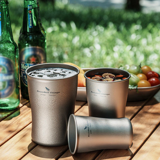 Boundless Voyage Bia Titan Cola Cup 240ml 380ml 600ml Cắm Trại Siêu Nhẹ Có Thể Xếp Chồng Trà Cà Phê Đá Cốc Nước Lạnh