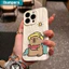ibumpers Ốp lưng Iphone Hàn Quốc Cute Capybara In Hình nhám Ốp điện thoại Mỏng Silicone Mềm Chống Sốc Cho Iphone 15 14 12 13 11 Pro Max IP 7 8 Plus Iphon X XS XR Xs Max