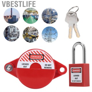 VBESTLIFE Van khóa an toàn bằng nhựa ABS Khóa thiết bị công nghiệp cho