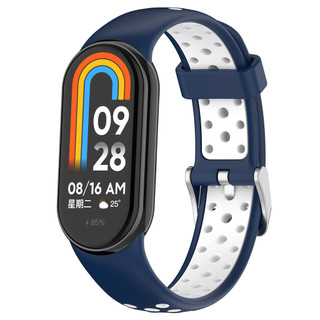 Dành Cho Xiaomi Smart Band 10 Dây Đeo Thể Thao Dây Đeo Silicon Thoáng Khí Cho Mi Band 10 / 9 / 8 Dây Đeo Tay Thay Thế