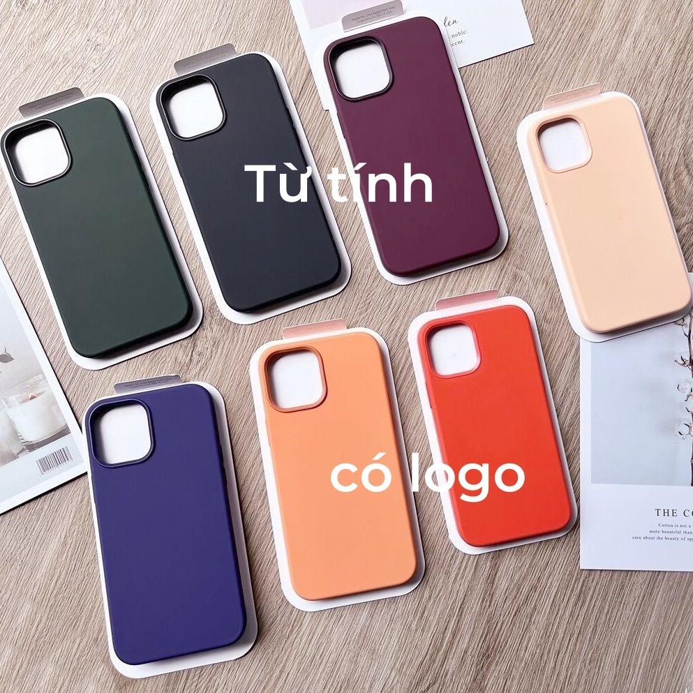 (Chính thức 1: 1) Silicon lỏng từ tính cho iphone 12 / 13 / Promax / pro / mini / Vỏ điện thoại chất lượng cao Bật lên hoạt hình