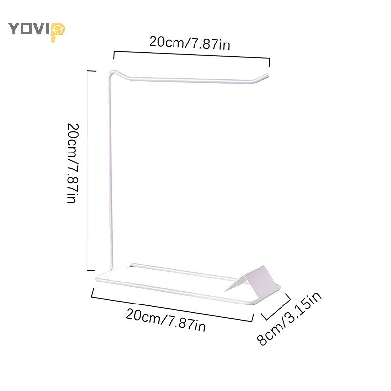 Yovip Sắt Trang Sức Trưng Bày Đứng Để Bàn Đồ lặt vặt Lưu Trữ Giá Để Đồ Trang Sức Cho Vòng Cổ Vòng Tay Bông Tai Nhẫn s VN